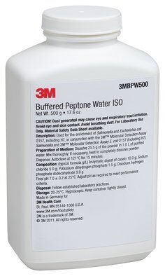 3m? bpw500緩沖蛋白胨水iso，500克，1件裝
